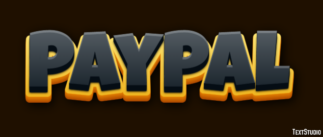 PayPal Text effect
