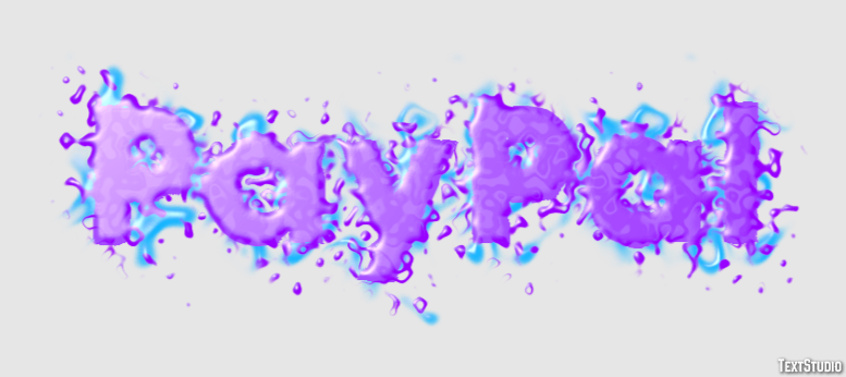 PayPal Text effect