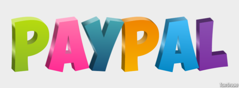 PayPal Text effect