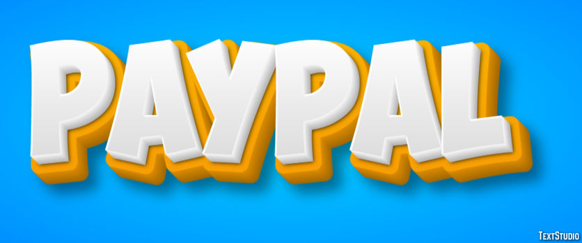 PayPal Text effect