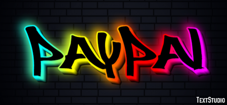 PayPal Text effect