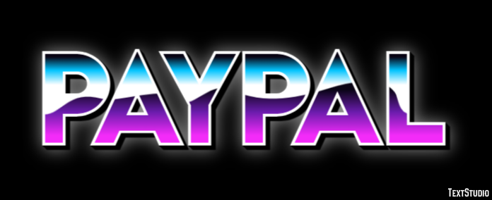 PayPal Text effect