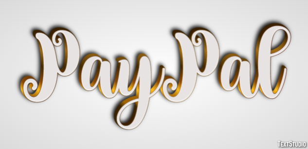 PayPal Text effect
