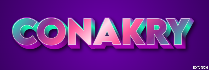 Conakry Efekt tekstowy