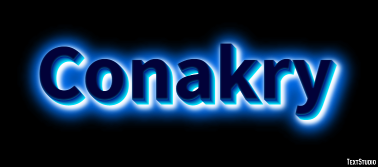 Conakry Efekt tekstowy