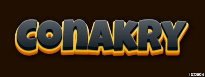 Conakry Efekt tekstowy