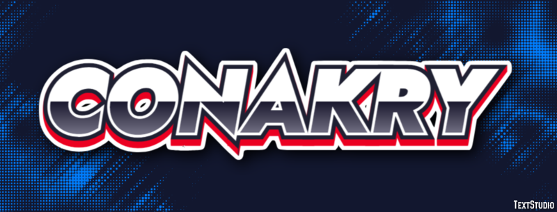 Conakry Efekt tekstowy