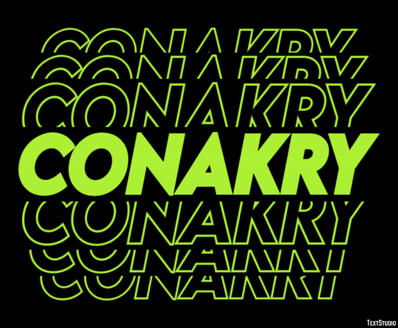 Conakry Effet de Texte