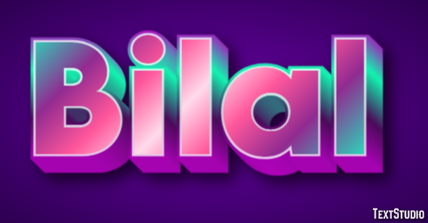 Bilal Effetto testo