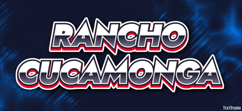 Rancho Cucamonga Efekt tekstowy
