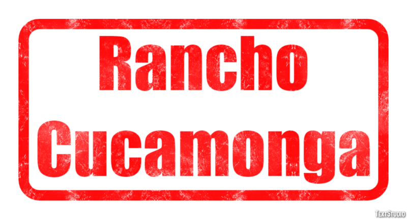 Rancho Cucamonga Efekt tekstowy