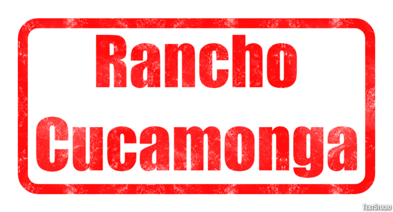 Rancho Cucamonga Efekt tekstowy