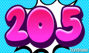 205 Text Effect