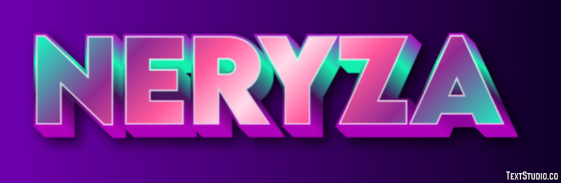 Neryza Efecto de Texto