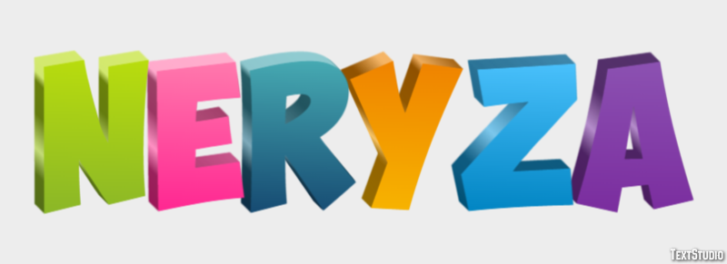 Neryza Efecto de texto