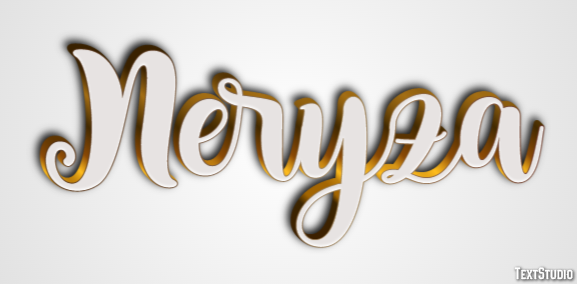 Neryza Efecto de texto