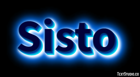Sisto Эффект текста