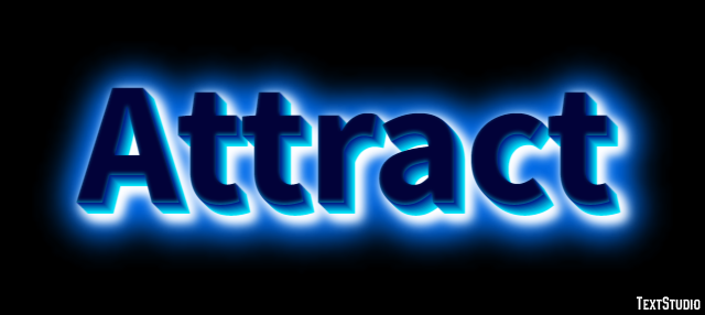 Attract Text Effect