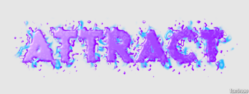 Attract Text Effect
