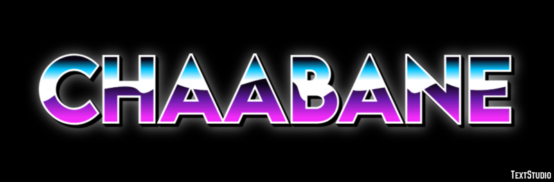 Chaabane Texteffekt