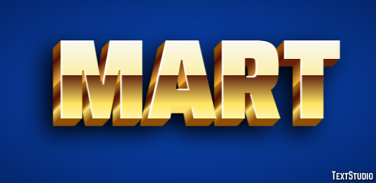 Mart Text effect