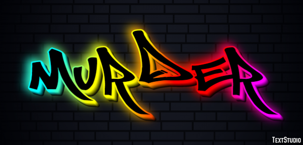 Murder Text Effect