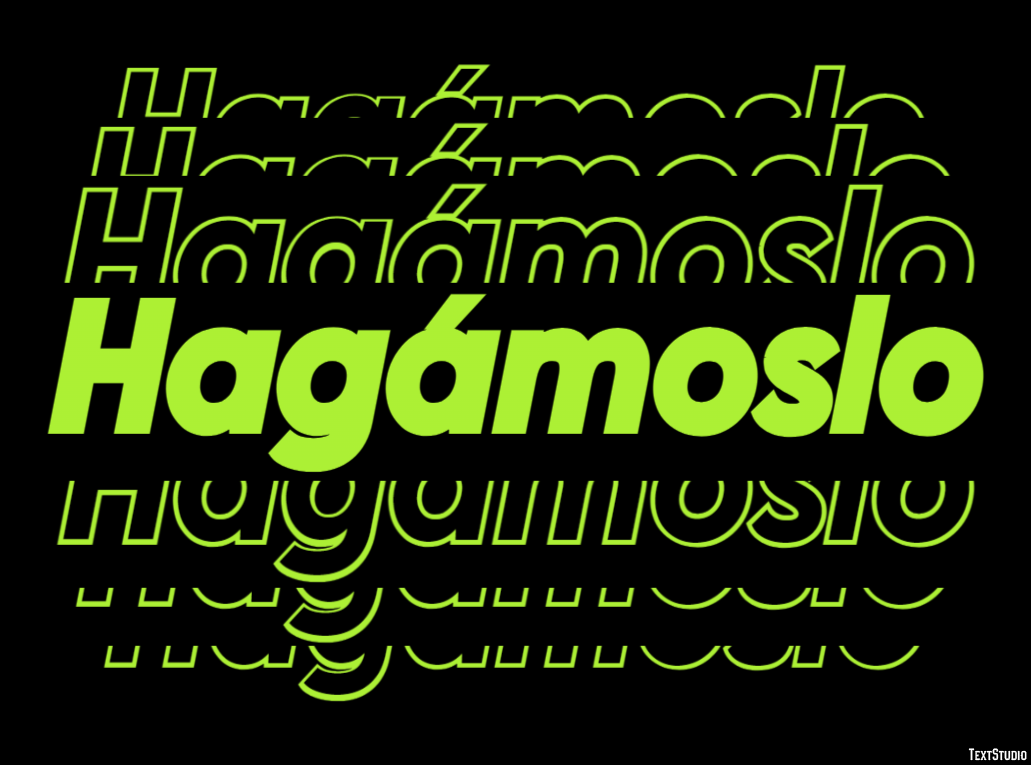 Hagámoslo Texteffekt
