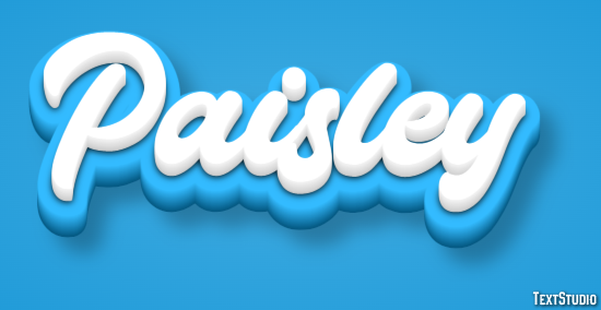 Paisley Efekt tekstowy