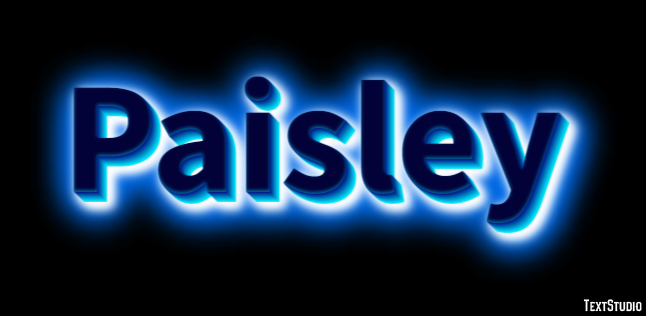 Paisley Efeito de texto