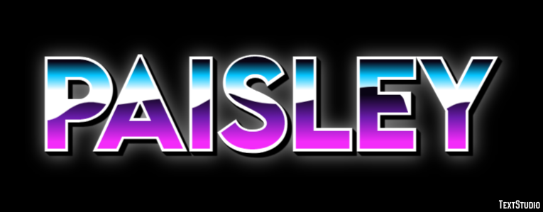 Paisley Efekt tekstowy