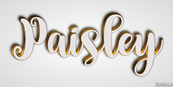 Paisley Efekt tekstowy
