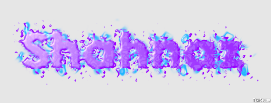 Shahnaz Text effect