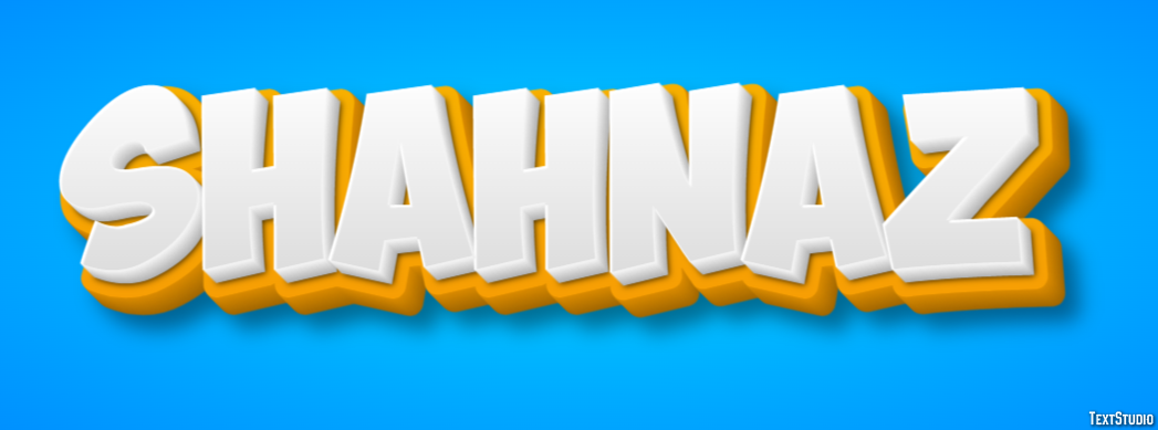 Shahnaz Text effect