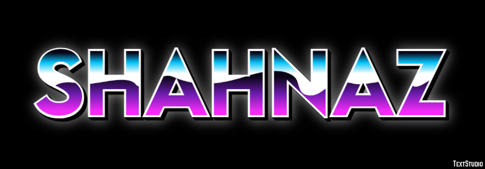 Shahnaz Text effect