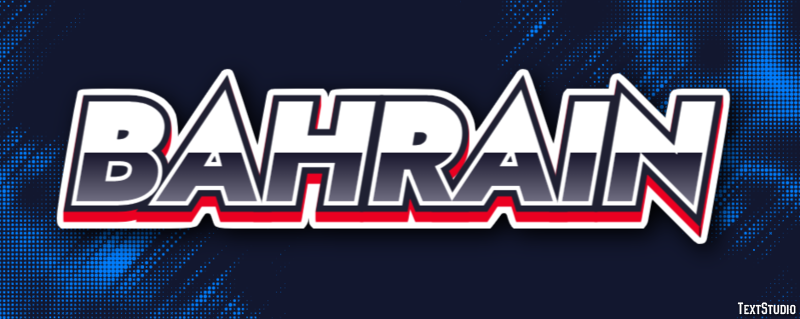 Bahrain Text Effect