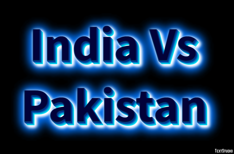 India Vs Pakistan テキスト効果