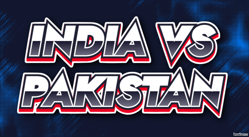 India Vs Pakistan テキスト効果