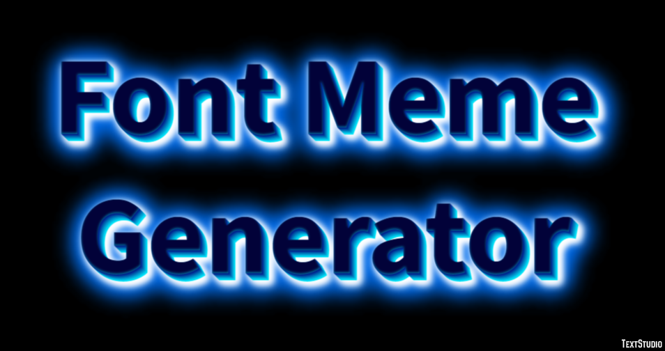 Font Meme Generator テキスト効果
