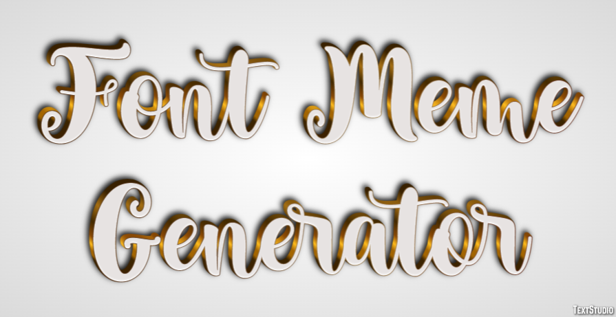 Font Meme Generator Tekst Effect