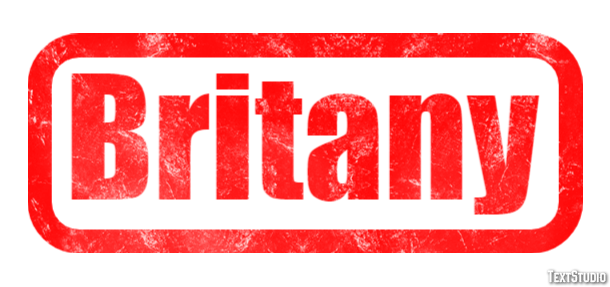 Britany Text effect