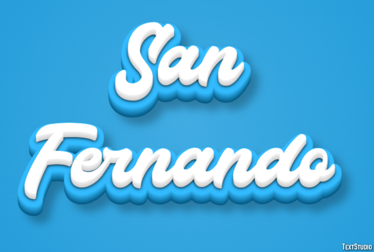 San Fernando Efekt tekstowy
