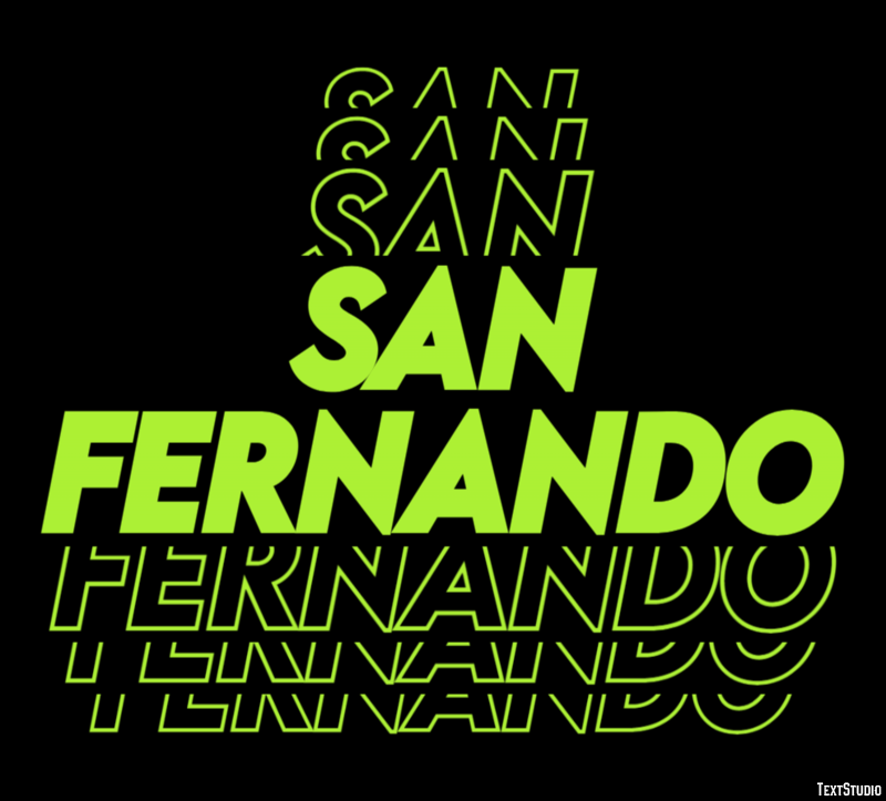 San Fernando Efekt tekstowy