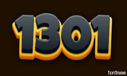 1301 Text Effect
