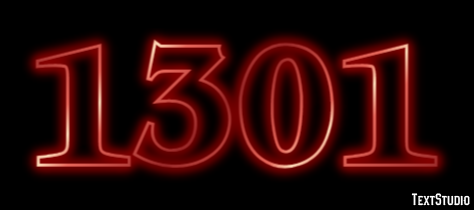 1301 Text Effect
