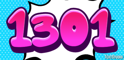 1301 Text Effect