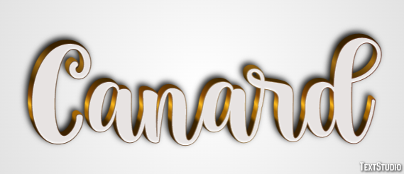 Canard Texteffekt