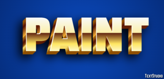 Paint Text Effect