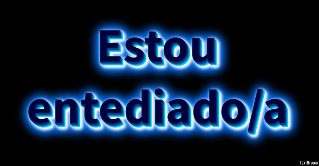 Estou entediado/a Effetto testo