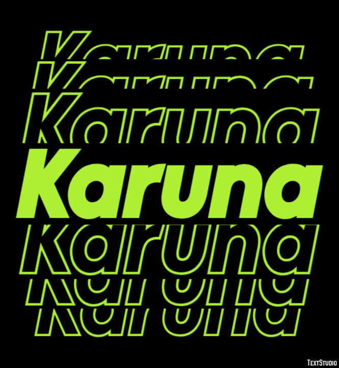 Karuna Text Effect