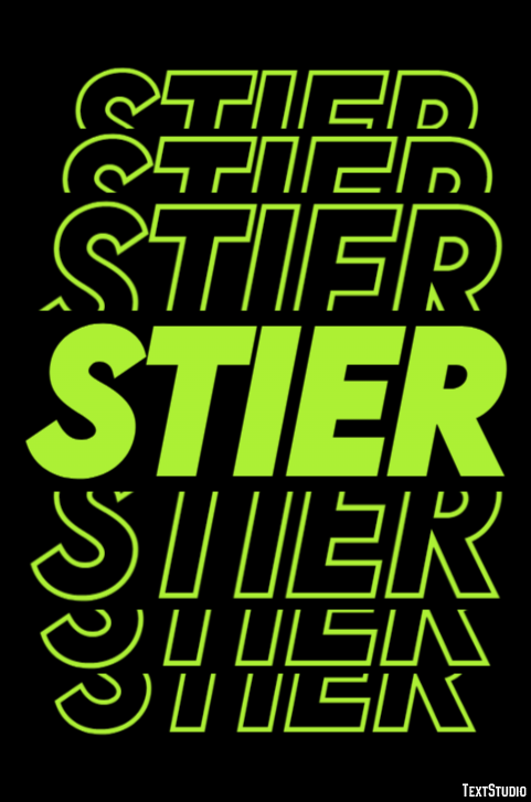 Stier Efekt tekstowy